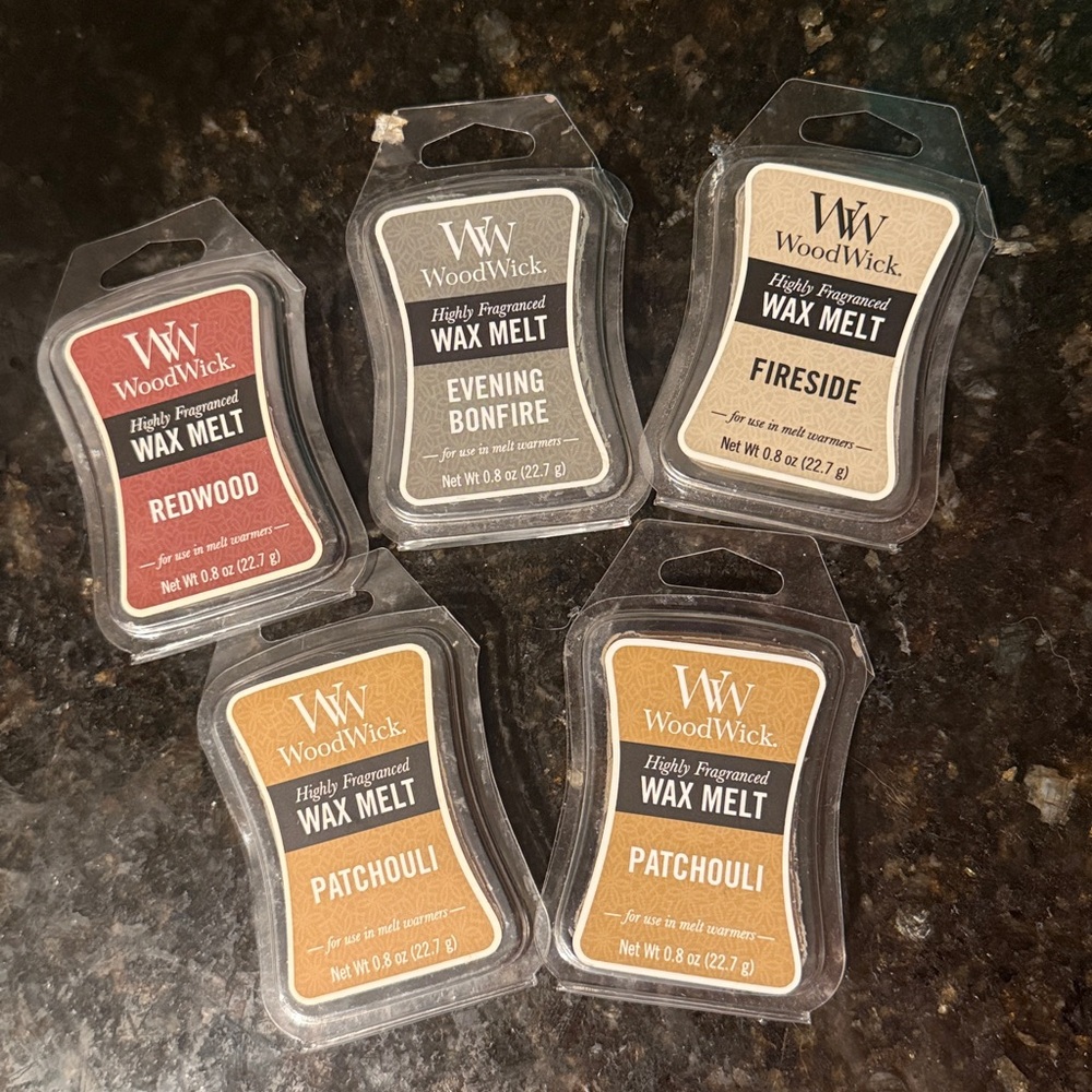 WoodWick Wax Melts Collection lot of 6